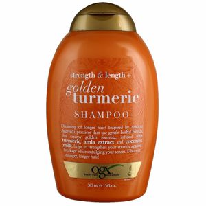 شامپو تقویت کننده مو او جی ایکس مدل turmeric حجم 385 میلی لیتر